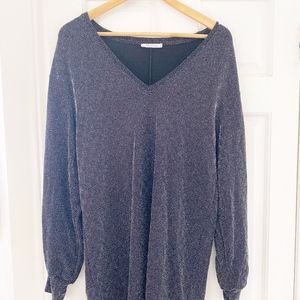 ZARA sparkly knit pants and tunic top set